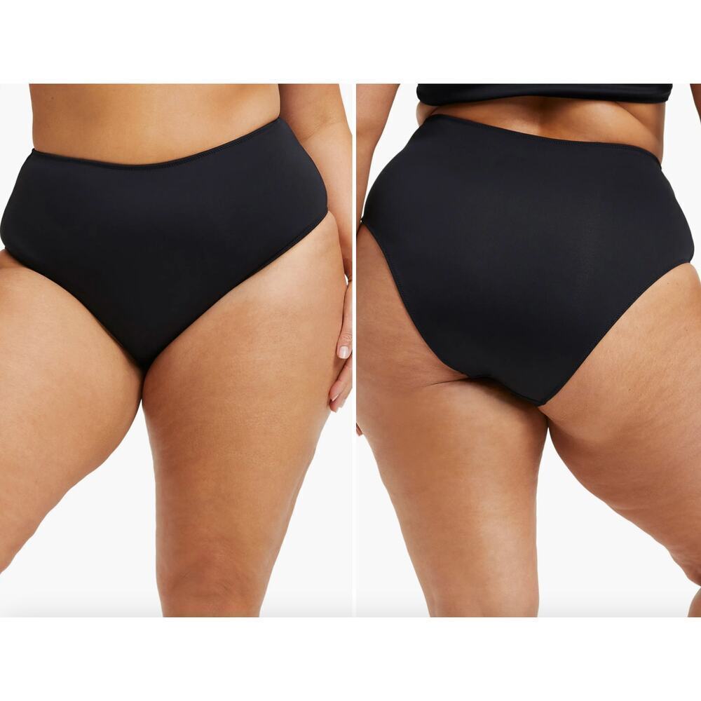 Good American‎ Basic Black Bikini Bottoms NWT